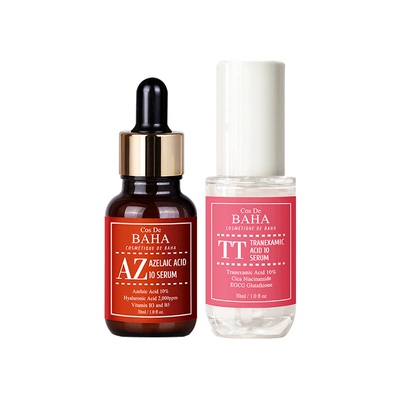 【痘肌全套管理】10%壬二酸+10%传明酸淡化痘印修复提亮精华