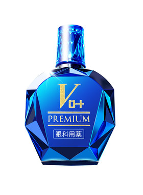 日本乐敦V蓝钻眼药水缓解眼疲劳干眼症人工泪液隐形眼镜美瞳可用