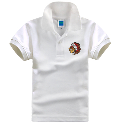 纯色短袖女童学生校服翻领polo衫