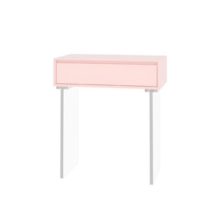 梳妆台卧室亚克力透明化妆桌简约设计师ins风悬浮化多巴胺妆台