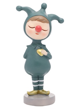 精灵小丑小摆件ins装饰品客厅