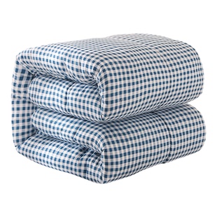 冬天加厚保暖被子冬被学生宿舍单人被芯8斤棉被春秋被双人空调被