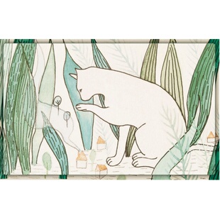 浴室3D防水防滑装饰地贴房门口地垫脚垫贴画耐磨瓷砖卡通自粘墙贴