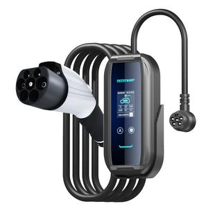 普诺得充电桩11KW随车充二合一可换头特斯拉家用新能源汽车充电枪