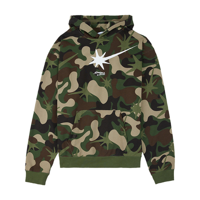 迷彩starwalk星星印花连帽卫衣