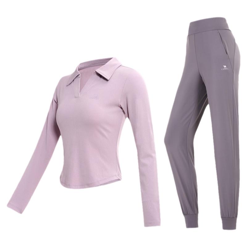 骆驼瑜伽服套装两件套修身运动服