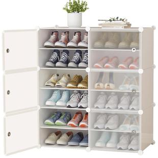 简易鞋架小窄门口家用室内好看新款多层防尘收纳神器宿舍卧室鞋柜