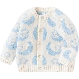 巴拉巴拉女童毛衣开衫宝宝加厚外套秋冬季新款童装婴儿针织上衣小