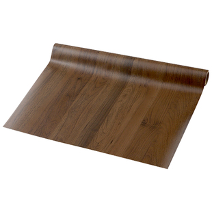 胡桃木色贴纸衣柜垫纸防水防潮木纹贴膜柜子改造旧家具翻新贴自粘