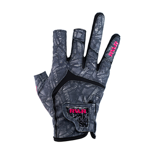 RVVR26款RG系列拉雪丽路亚手套露三指透气耐磨防滑路亚钓鱼手套