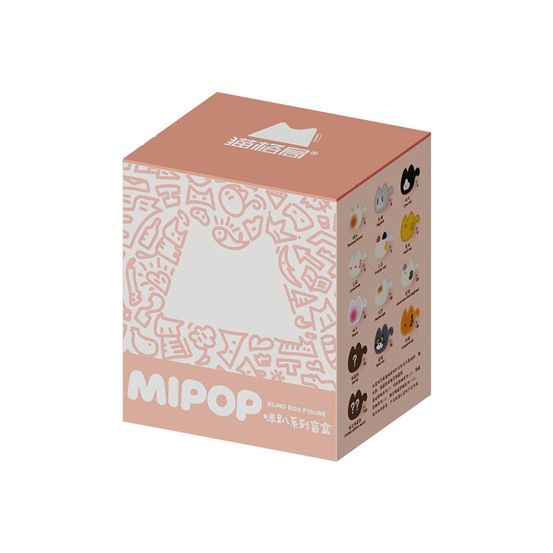 猫格局MIPOP盲盒摆件冰箱贴客厅装饰品可爱猫猫车载摆件