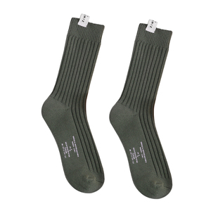 MENXX秋冬袜子男长筒袜纯棉余文乐同款粗针织日系工装加厚ins潮袜