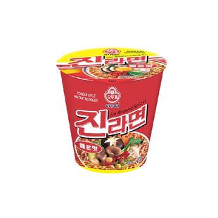 韩国进口不倒翁速食方便面金拉面杯面辣味夜宵泡面冲泡即食杯面