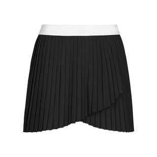 ABMY防走光网球黑色百褶裙夏松紧腰开叉运动裙美式辣妹短裙