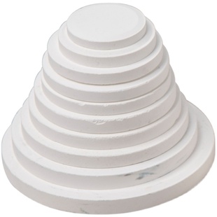 水流星陶艺氧化铝饼状陶艺耗材工具窑炉烧制防粘板机电五金耐高温