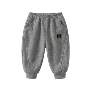 男童裤子秋冬新款春装儿童休闲长裤男宝宝婴幼儿冬装加绒卫裤外搭