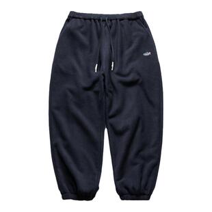 SHOGA秋冬季2023新款摇粒绒休闲卫裤男cityboy日系宽松直筒长裤子