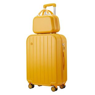 时尚潮流行李箱男女拉杆箱旅行箱耐用密码箱轻便20学生登机子母箱