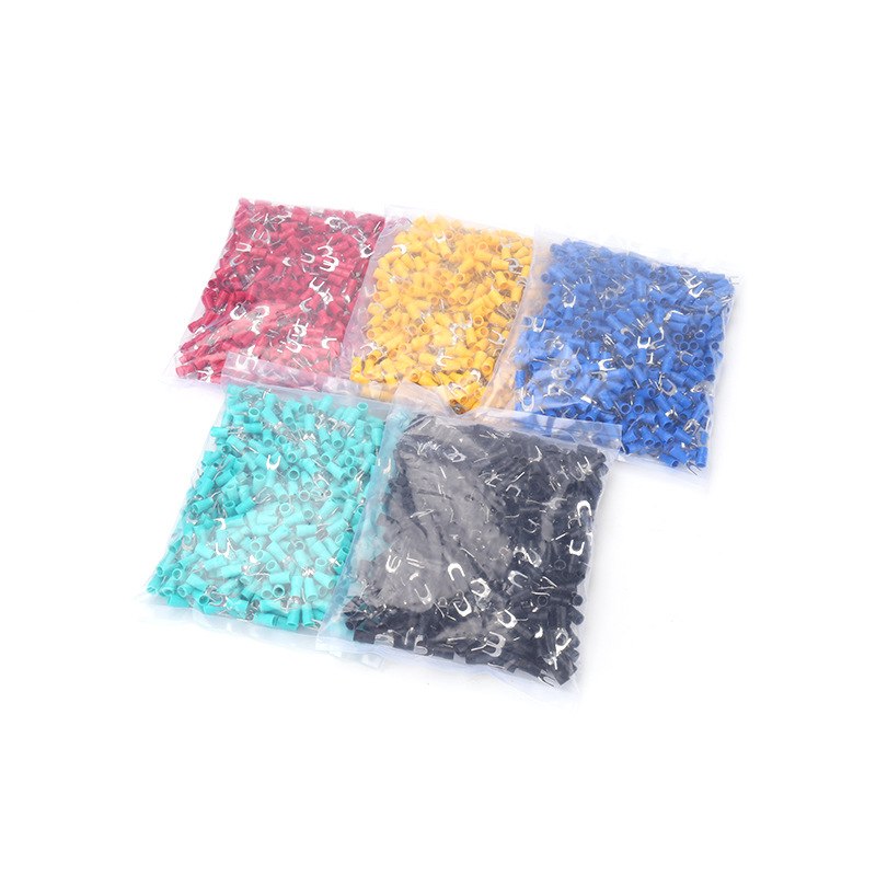 SV1.25-2-3.5-4-5-6-8预绝缘接线端子叉形Y型鼻子压端子冷铜线