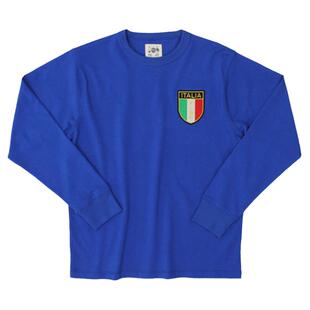 十贰码Leredita巴乔10号意大利复古长袖球衣纯棉紧密双纱平纹面料