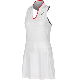 Asics亚瑟士网球服女子温网网球运动连衣裙连身裙背心裙2042A254