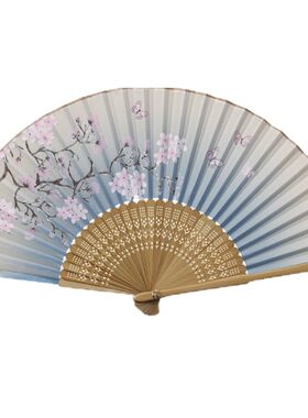 吉善扇子镂空苏杭檀香