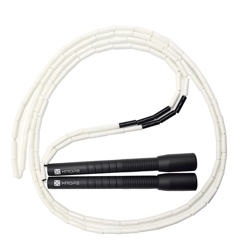 XROPE专业竞赛硬珠节7mm细珠花样跳绳比赛花式竹节绳长柄初学耐摔