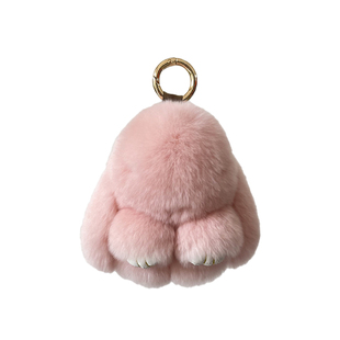 正版獭兔毛装死挂饰兔挂件毛绒包包可爱公仔迷你小兔子汽车钥匙扣