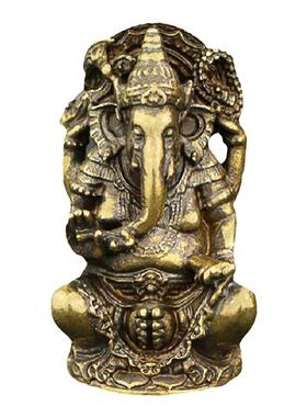 空心泰国白象财神东南亚风纯黄铜