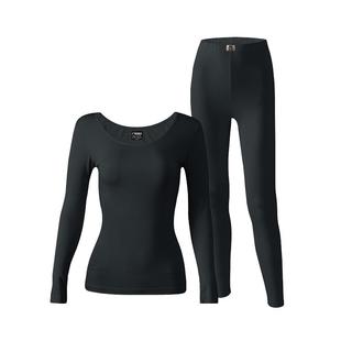 格凯女士腈纶发热保暖内衣净护贴身超薄恒温打底秋衣秋裤套装女