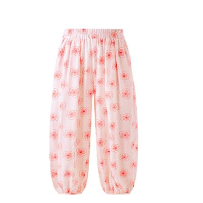 巴布豆夏季女童九分裤甜美风