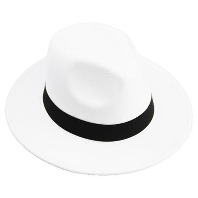 逛街礼帽男呢子大檐英伦复古春秋