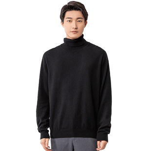 GOBI戈壁秋冬时尚商务休闲高领长袖打底羊绒男士毛衣针织衫MK05