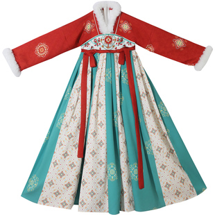 女童敦煌飞天汉服秋冬古风超仙唐装2026新款儿童异域风情古装冬季