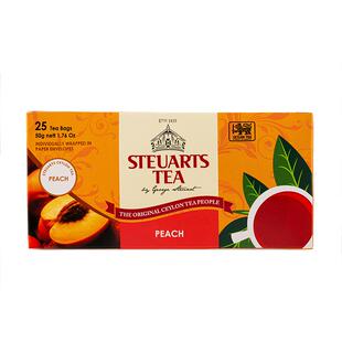 STEUARTSTEA锡尔德斯里兰卡锡兰红茶水果茶包茶叶袋泡茶桃味进口