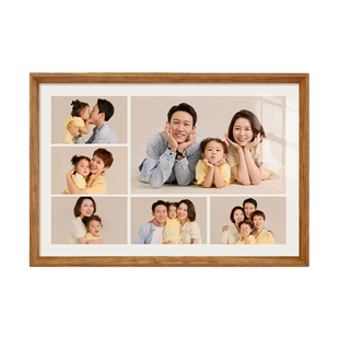 欢悦六宫格相框摆台照片定制照片打印做全家福婚纱照挂墙相片制作