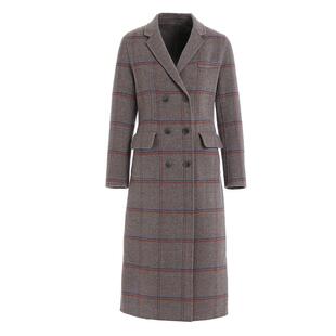 乔万尼时尚冬季专柜同款大衣英伦风贵气保暖羊毛长款外套EB4A163