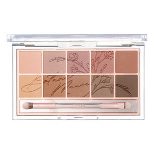 【官方正品】clio珂莱欧星沙十色橘猫眼影盘奶茶大地色哑光亮片