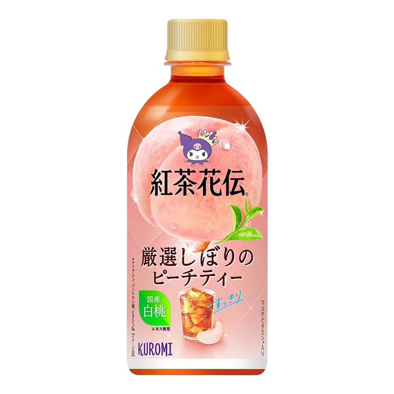 红茶花伝三丽鸥联名桃子果茶饮料