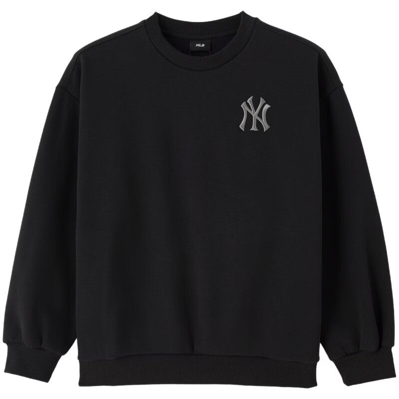 MLB男女童加绒保暖圆领卫衣
