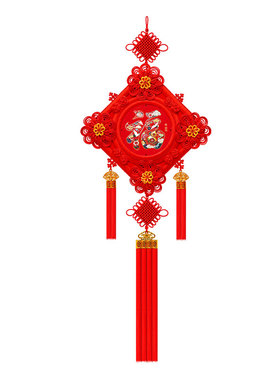 新款中国结挂件客厅大号福字中国结玄关乔迁平安结家居装饰墙壁挂
