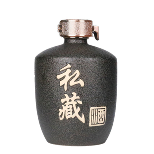 私藏酒罐酒坛陶瓷1空酒瓶5斤装白酒瓶子空瓶高档密封长期存酒专用