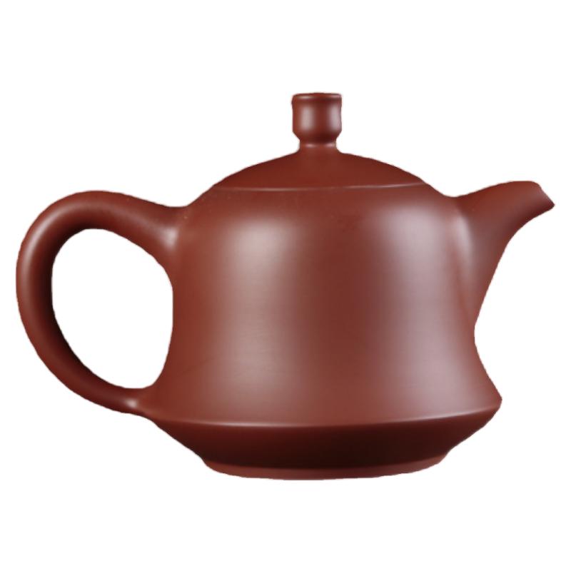 潮州朱泥手拉壶单丛泡茶器潮汕冲罐章志强小品金钟全手工夫茶具