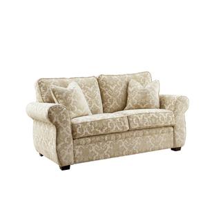 圣奇尼皮尔斯美式雪尼尔香草绿布艺两人双人情侣沙发客厅奢华整装