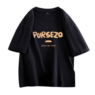 NASA联名夏季重磅纯棉短袖T恤男女款2026年简约百搭印花五分袖t恤