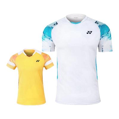 2025新款YONEX尤尼克斯羽毛球服男女yy速干短袖比赛服1103025套装