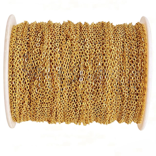 14K包金链子细链条O字链延长链手工diy材料手链项链包包多种配件