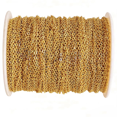 14K包金链子细链条O字链延长链手工diy材料手链项链包包多种配件