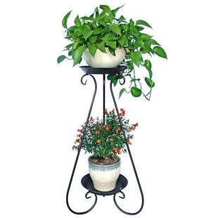 铁艺花架子室内多层客厅绿萝花盆架落地式吊兰花架置物架家用花几