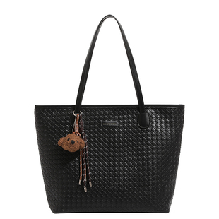 香港品牌包包女式2026新款女包托特包大容量通勤单肩包小众编织包